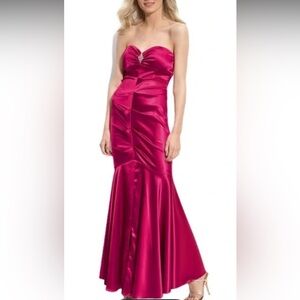 Xscape by Joanna Chen Satin Dress